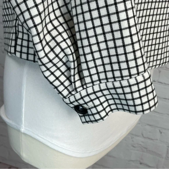 Cabi Osaka Nights Windowpane Ponte Blazer 3173 Women’s Medium - Picture 11 of 11